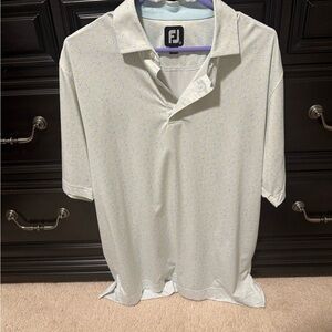 Men's Footjoy Flower Pattern Golf Shirt